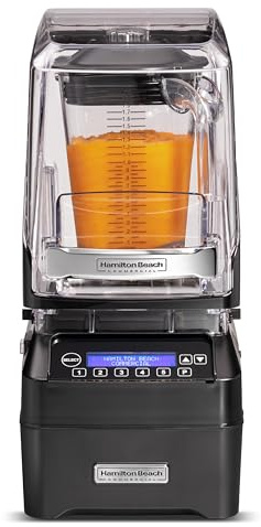 Hamilton Beach Commercial Eclipse High-Performance Blender, 64 Ounce / 2 Liter Capacity, 3 HP Motor, QuietBlend Technology Dramatically Reduces Noise Levels, NSF Certified, HBH755R
