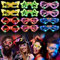 Foreverup LED Brille, 12 Stück LED Brillen für Party, Leuchtende Coole Brille, Flashing LED Neon Partybrille, für Kinder Partybrille Geburtstag Leuchtendes Spielzeug Geschenke