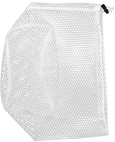Amosfun 5piezas Bolsa De Lavandería De Malla Unidades Para Calcetines y Prendas Delicadas Cordón