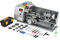 CREWORKS 600W Tornio per Metallo 210 x350 MM a Velocità Variabile 0-2250rpm con Mandrino a 3 Griffe e Display LCD per Filettatura, Tornitura, Foratura, Lucidatura