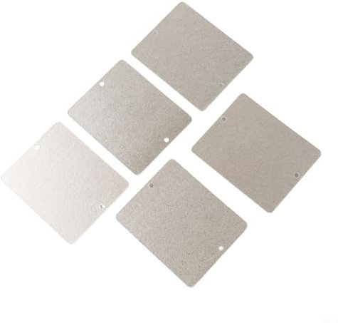 Juego de 5 placas de mica de repuesto compatibles con microondas para adaptarse a WB34X21271, mejorando el rendimiento de cocción