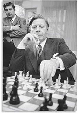 MINGYANMAO Bild Auf Leinwand 30 * 50cm Helmut Schmidt Canvas Wall Art Soggiorno Poster Camera da letto Decor Painting Senza Cornice