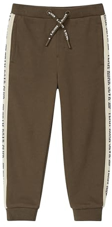 s.Oliver Sweatpants mit bedrucktem Seitenstreifen Dunkelbraun 140