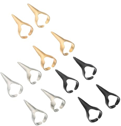 MUCKLILY 30 Stück Fingernagelringe Aus Zinklegierung Cosplay Fingernagelklaue Vintage Stil Modischer Fingerring Für Frauen Und Mädchen Bei Halloween Party