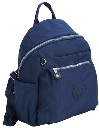 BAG STREET Kleiner Damen Rucksack - Sehr leichter Daypack | Nylon Backpack robust wasserabweisend casual Freizeit (Navy Blau)
