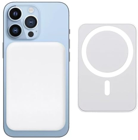 Power Bank for MagSafe, Magnetic Battery Pack, 10000mAh Magnetic Wireless Portable Charger Compatible with iPhone 12 13 14 15 16 17 Pro Max/Air/Plus