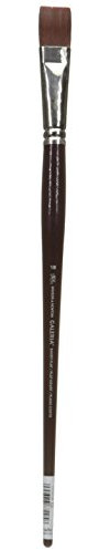 Winsor & Newton 5731018 Galeria Acrylpinsel, aus Synthetikfasern, ideale Kontrolle für dickere Farbaufträge, langer Stiel, Flachpinsel, kurze Borsten Nr. 18, 21m