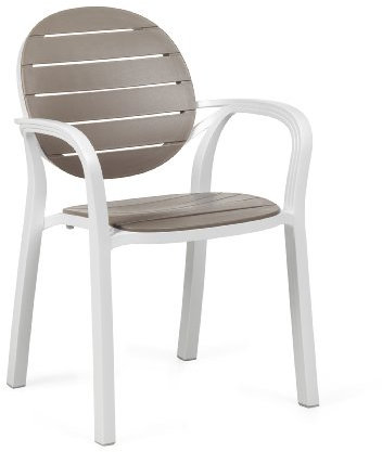 Nardi ND/173 palma sedia – bianco/tortora