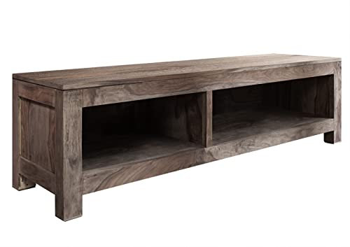 MASSIVMOEBEL24.DE Palisander massiv Holz TV-Board Sheesham Möbel Nature Grey #0123