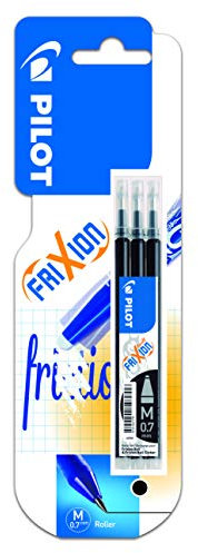 Pilot - Set mit 3 Ersatzteilen von FRIXION BALL & CLICKER Farbe SCHWARZ
