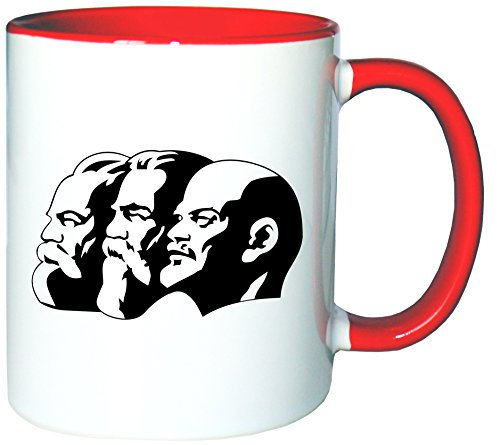 Mister Merchandise Kaffeetasse Becher Marx Engels Lenin Teetasse