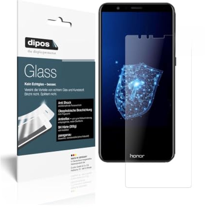 dipos 2x 9H Matte Screen Protector for Huawei Honor 7X | Anti-Glare, Anti-Reflective, Won't Break or Shatter, No Real Glass, Anti-Shock, Anti-Scratch, Bubble-Free, Easy Installation