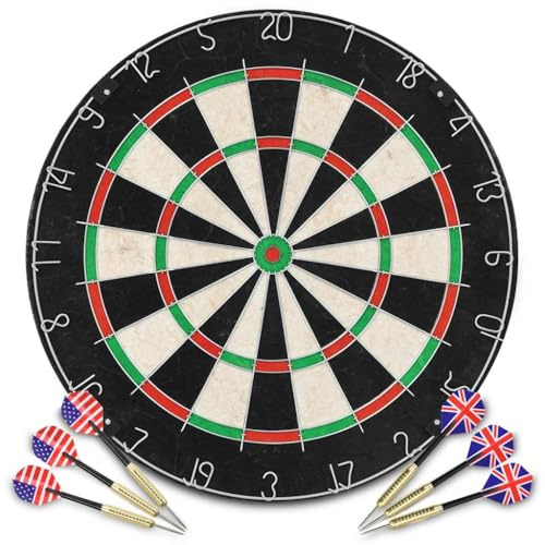vidaXL Professionelles Dartboard Sisal mit 6 Darts