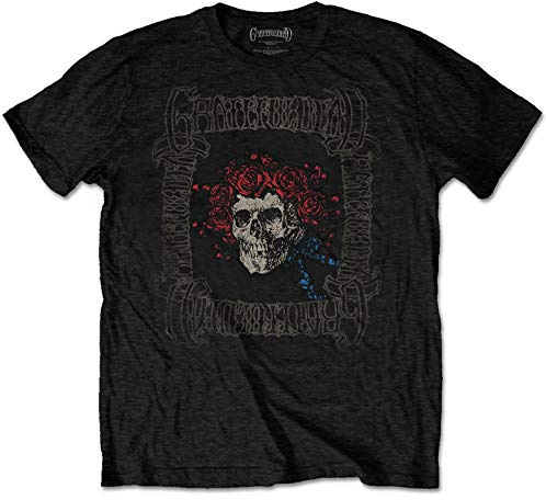 Band Monkey Grateful Dead Unisex T-Shirt Bertha with Logo Box Black