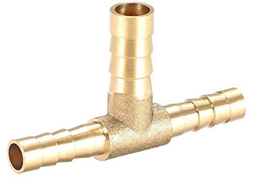 6x8x6mm réducteur de tuyau en laiton raccord cannelé t en forme de T 3 voies connecteur barbelé Air eau carburant gaz