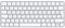 Apple Teclado Magic Keyboard con Touch ID: Recargable, con conexión Bluetooth y Compatible con Ordenadores Mac con Chip de Apple; Francés, Blanco