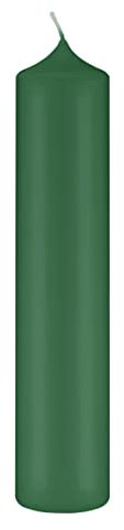 Altarkerzen (10% BW Anteil) (Bienenwachs Kerzen Fairway Grün 300 x Ø 100 mm, 4 Stück, Kerzen mit Dornbohrung in RAL Kerzengüte Qualität