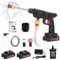 Napacoh 24V Electric Pressure Washer, Portable Cordless Battery Pressure Washer, Equipped with 2 1500mA batteries and 1 charger Multi-Function Nozzle, Suitable for Watering Flowers and Washing Cars