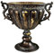 Urn Planter Large Antique Bronze Metal Rustic Indoor Plant Pot Holder Vase Decor