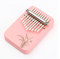 ALFAAL 10-Ton-Kalimba-Daumenklavier Für Anfänger (Color : 10 Tone pink)