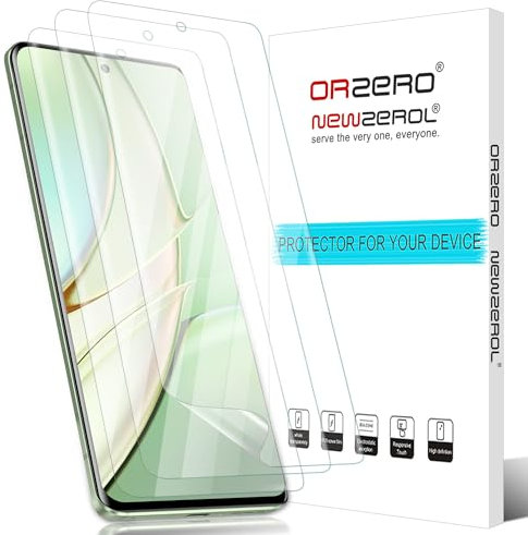 NEWZEROL 3 ​​Pezzi Pellicola Protettiva Compatibile per Motorola Edge 40 Neo/Motorola Edge 40, [Alta risoluzione] [Copertura Massima] [Nessuna Bolle] Pellicola Protettiva TPU 3D Morbida