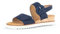 Gabor Damen Keilsandalen, Frauen Sandalen,Moderate Mehrweite (G),Strandschuhe,Keilsandaletten,Keilabsatz,flach,Blue (Kork/Creme),40 EU / 6.5 UK