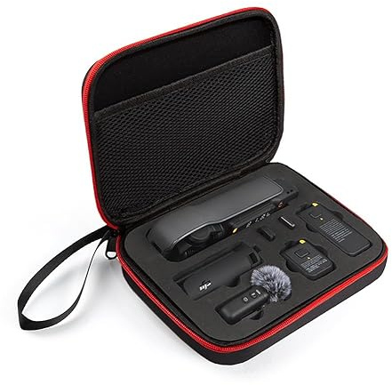 Yuhtech Tragetasche für DJI Osmo Pocket 3, Hartschale Tragbarer Aufbewahrungsbox, Carrying Case kompakte Reiseschutz Tasche für DJI Osmo Pocket 3 Creator Combo Zubehör