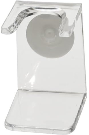 Halter für Rasierpinsel glashell