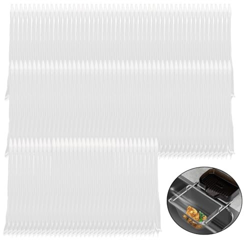 Modixun 150pcs Kitchen Sink Strainer Mesh Bag, Fine Elastic Kitchen Sink Filter Net, Corner Sink Strainer Basket Sink Food Catcher Bag, 150pcs Mesh Bag