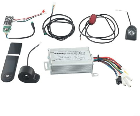 HEIBTENY Bürstenloser Motor, Rolle Controller Board, Motherboard Mit LED Anzeige, 15A 36V 350W Beschleuniger Roller Ersatz Für Steuermodul, 15–25 Km/h(B)