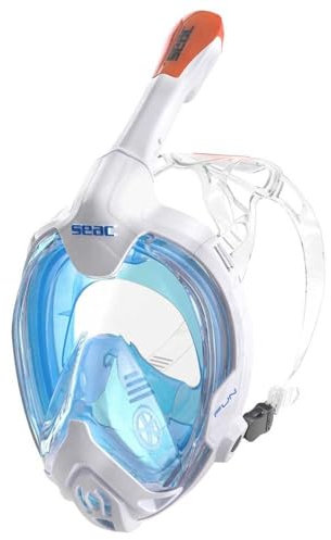 SEAC Full Face Mask Bag, transparente Kunststofftasche für Schnorchelmaske, durchsichtig