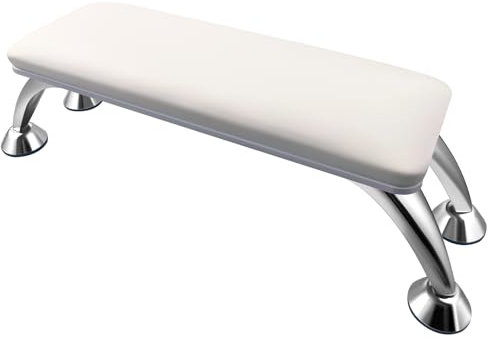 LOVEVLOGY Nagel Handkissen,Leather Armauflage für Handauflage Nagelstudio,Maniküre Salon Nagelkissen für Handablage Nagelstudio,Weiß