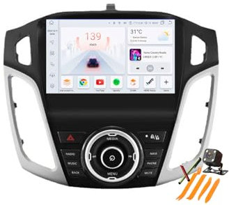 Autoradio Android 13.0 Navi 2 DIN Stereo für Focus 3 MK3 2011-2018 Sat GPS Navigation 9 Zoll Cartablet DVD Multimedia Player FM BT Receiver mit Carplay 4G 5G WiFi DSP SWC,B,M6 Pro2