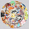 Tierkonzert Aufkleber Animal Concert Sticker Set 50 Stücke Niedlich Deko für Auto Laptop Skateboard Fahrrad Moped Motorrad Fahrrad Computer,Geeignet für Erwachsene Kinder