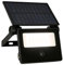 TELEFUNKEN - LED Strahler Solar mit Bewegungsmelder, Dämmerungssensor, 1000 Lumen, Baustrahler, Außenlampe, Außenleuchte, Akku, Außenwandleuchte, Außenstrahler, 14x11,5x18 cm, Schwarz