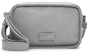 SURI FREY Umhängetasche Franzy Crossover Lightgrey hellgrau