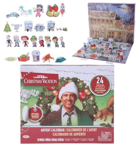 Weihnachts Adventskalender 2024, National Lampoon's Weihnachtsferien Adventskalender 2024, 24 Tägiger Weihnachts Countdown Kalender Geschenke für Kinder Selbstbefüllen