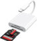 USB C SD Kartenleser für iPhone 16/15, 2 in 1 USB-C auf SD/Micro SD-Kartenleser, Typ C Kartenlesegerät Speicherkartenleser, USBC SD Card Reader für iPad Pro/Air, Laptop und mehr Typ C-Geräte