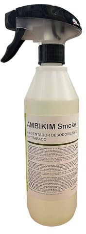 Ambientador Desodorizante AMBIKIM-MIX – Purificador de Aire, 500 ml, Elimina Malos Olores en Hogares y Locales Públicos, No Tóxico, Aroma Fresco y Persistente (ANTITABACO)
