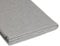 Gottstein Hochwertige Wolldecke aus 100% Merino-Schurwolle - 145x200 cm Light Grey Mele, St/k