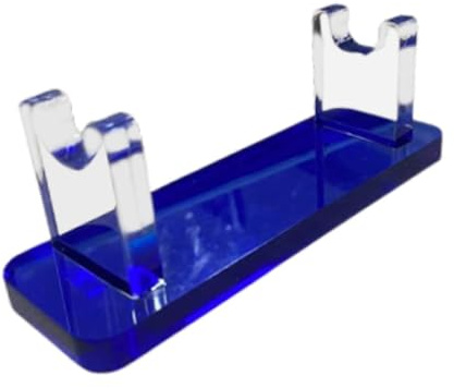 KESOTO Acryl Stift Halter Kugelschreiber Schausteller Kreative Shop Füll Federhalter Auslage Ständer für Bürobedarf Schreibtisch Heim Dekor, Blau