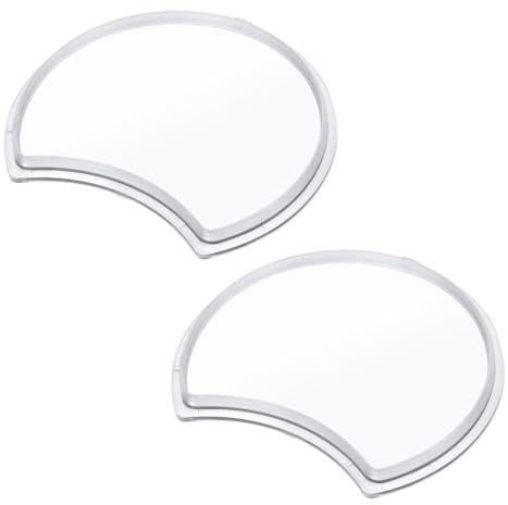 2pcs Water Tank Lid Cover Replacement for Nespresso Vertuo Next XN9105 XN910B XN910C, Parts Accessories Compatible with Krups Coffee Machine (Clear)