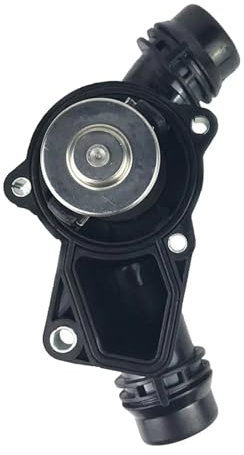 Car Engine Thermostat Thermostatgehäuse-Baugruppe 11537509227, Glatte Thermostatbaugruppe mit Gehäuse for BMW E46 E39 328i 1999-2000 Z4 2003-2005 Thermostat with Casing,