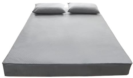 VFIDPSU Wasserdichter Matratzenbezug Wasserdichter Matratzenbezug mit Reißverschluss, sechs Seiten, All-Inclusive-Matratzenbezug, gestepptes Queen-Bett-Spannbetttuch(1,100x200x15cm 1pc)