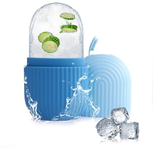 AiQInu Ice Roller, Facial Eisroller Augeneis Gesichtsbehandlung Schönheit Hautpflege Eiskompresse Schrumpft Poren, reduziert Schwellungen