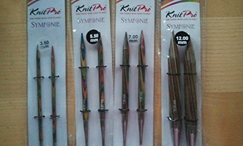 KnitPro KP20409 Interchangeable Normal Circular Needles Wood Multi-Coloured, 10.0