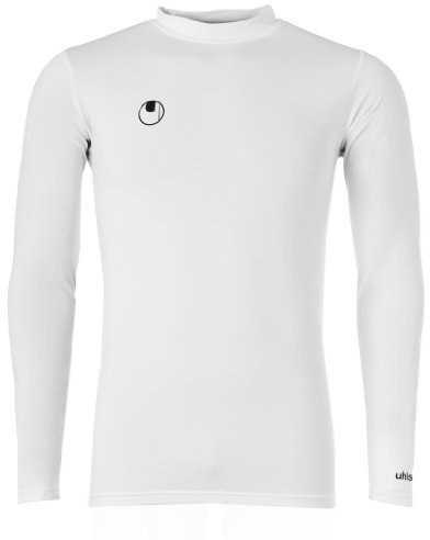 uhlsport Mixte enfant Sous maillot, Polyester, Blanc, 164 (FR : 14 ans)