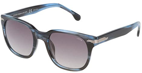 Lozza Herren Sl4069M Sonnenbrille, Grau (Blue Horn+Azure), Einheitsgröße