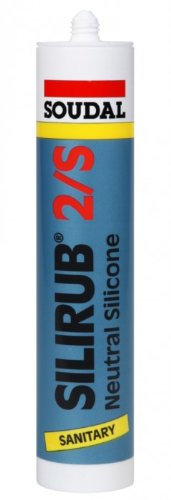 SOUDAL – Dichtstoff Silikon für Sanitär Neutral SILIRUB 2S
