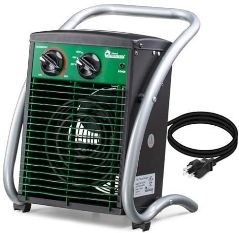 DR. INFRARED HEATER DR218-1500W Greenhouse Garage Workshop Infrared Heater, 1500-watt